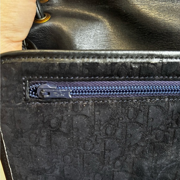 Christian Dior monogram purse bag in black with gold hardware - Picture 6 of 13